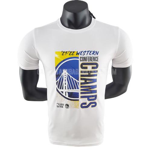 camiseta de baloncesto de la golden state warriors blanco 22822a21 western champions hombres 2021-22