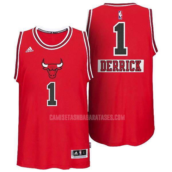 camiseta derrick rose de la chicago bulls 1 rojo día de navidad niños 2014