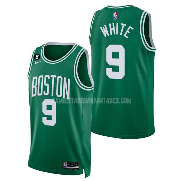 camiseta derrick white de la boston celtics 9 verde icon edition hombres 2022-23
