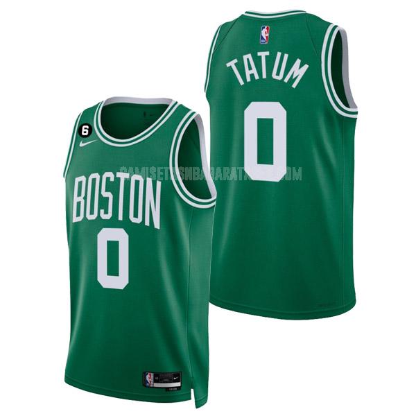 camiseta jayson tatum de la boston celtics 0 verde icon edition hombres 2022-23