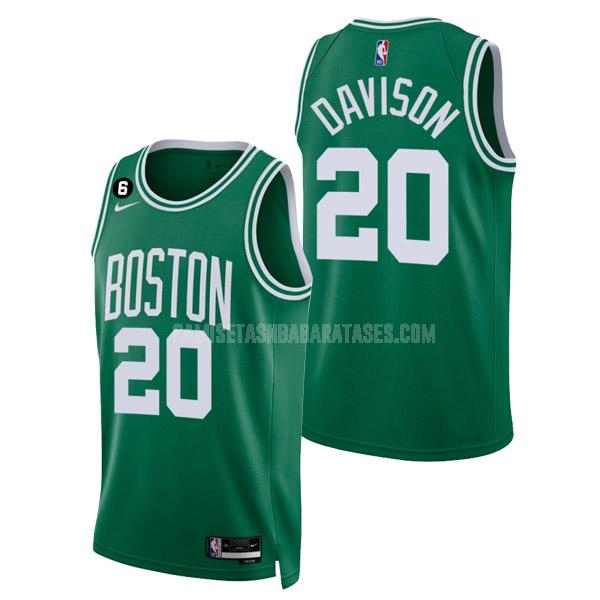 camiseta jd davison de la boston celtics 12 verde icon edition hombres 2022-23