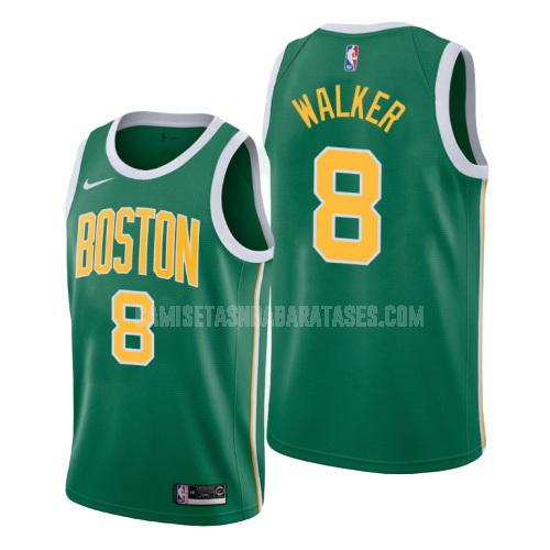 camiseta kemba walker de la boston celtics 8 verde edición earned hombres