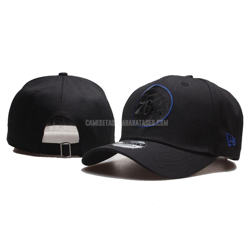 gorra de beisbol de la philadelphia 76ers negro fc1 2023