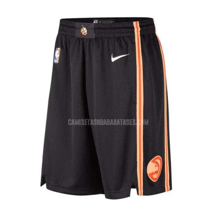 pantalones cortos de baloncesto de la atlanta hawks negro city edition 2023