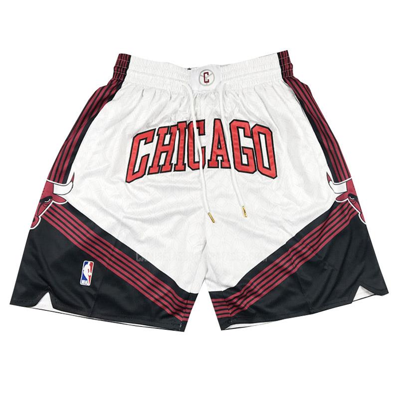 pantalones cortos de baloncesto de la chicago bulls blanco city edition 2023