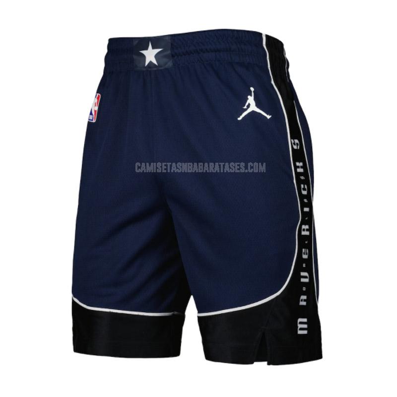 pantalones cortos de baloncesto de la dallas mavericks azul marino statement edition 2022-23