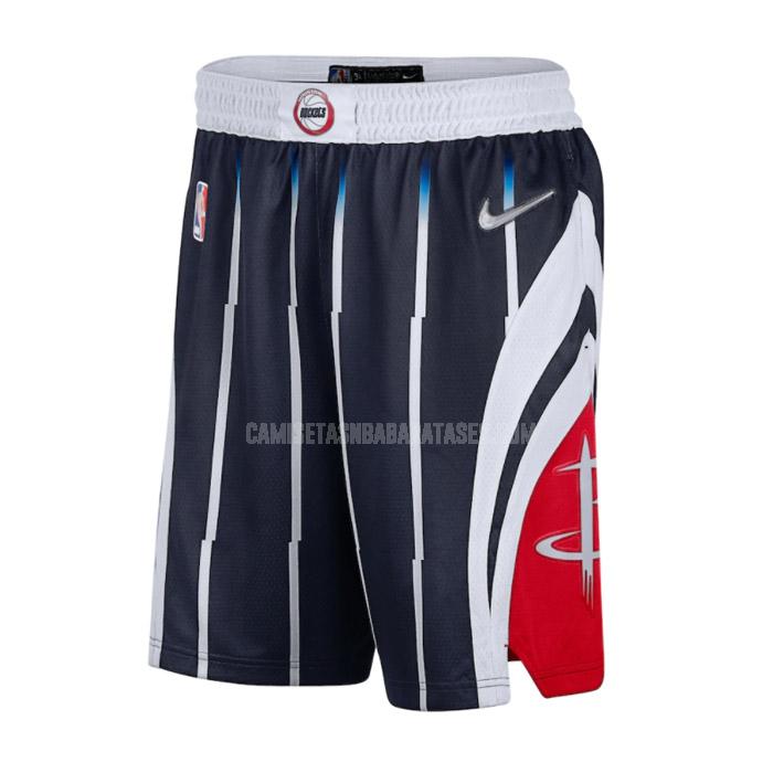 pantalones cortos de baloncesto de la houston rockets azul marino city edition 2023