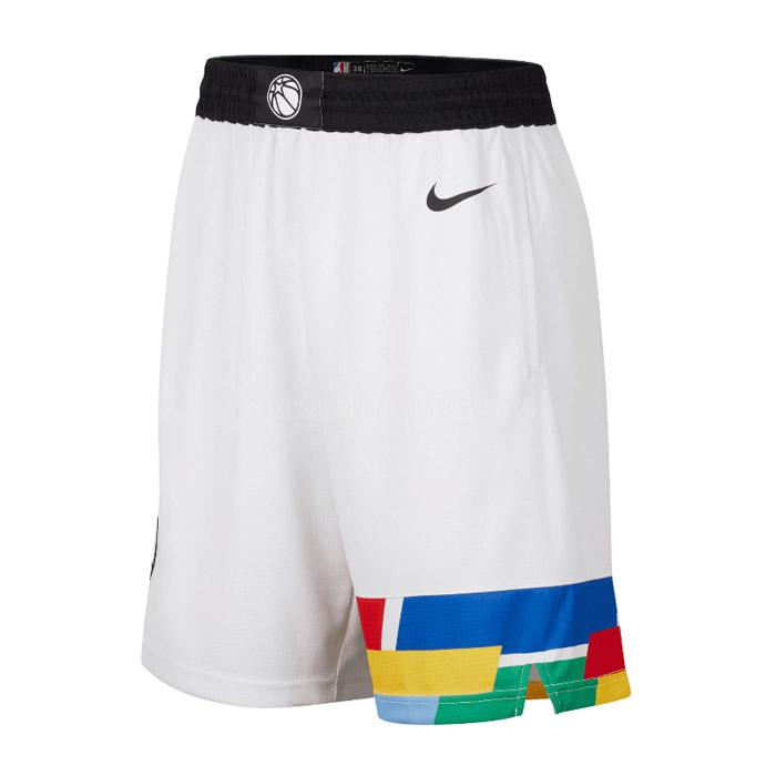 pantalones cortos de baloncesto de la minnesota timberwolves blanco city edition 2023