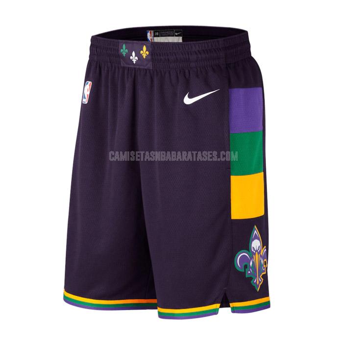 pantalones cortos de baloncesto de la new orleans pelicans azul marino city edition 2023