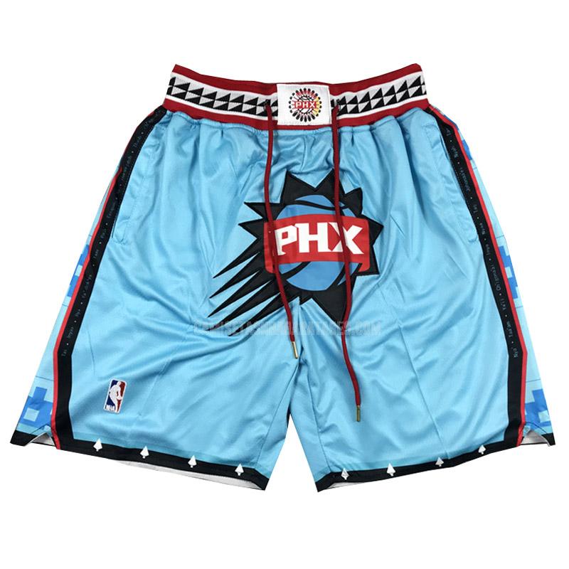 pantalones cortos de baloncesto de la phoenix suns azul city edition 2023