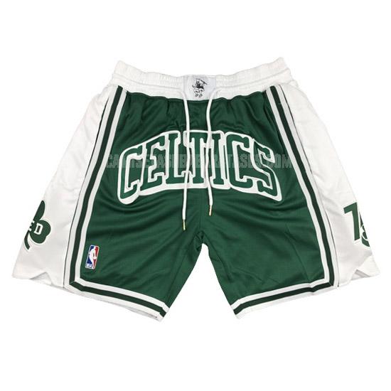 pantalones cortos de la boston celtics verde city edition 2021-22