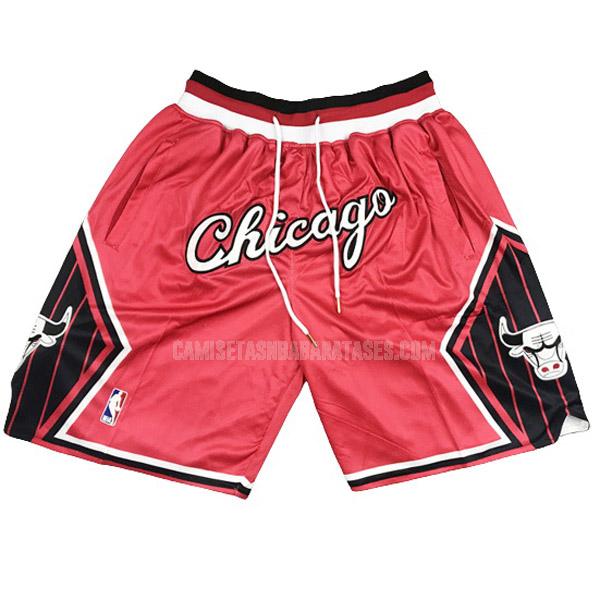pantalones cortos de la chicago bulls rojo city edition gn1 hombres