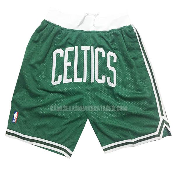 pantalones cortos nba de la boston celtics morado just don bolsillo